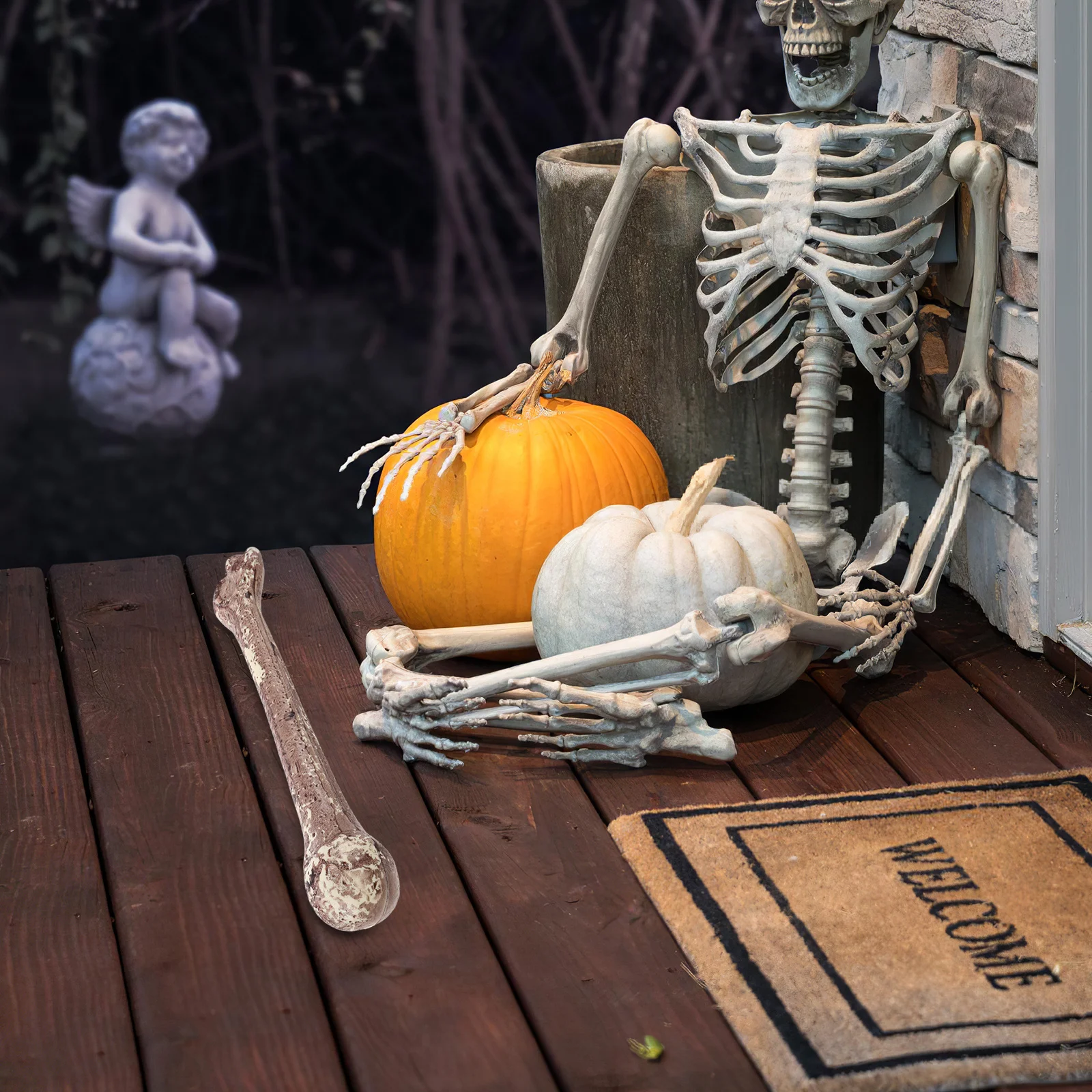 4Pcs Halloween Plastic Fake Bones Large Size Realistic Bone Props for Decorative Haunted House Party Setup Plastic Bone
4Pcs Halloween Plastic Fake Bones Large Size Realistic Bone Props for Decorative Haunted House Party Setup Plastic Bone