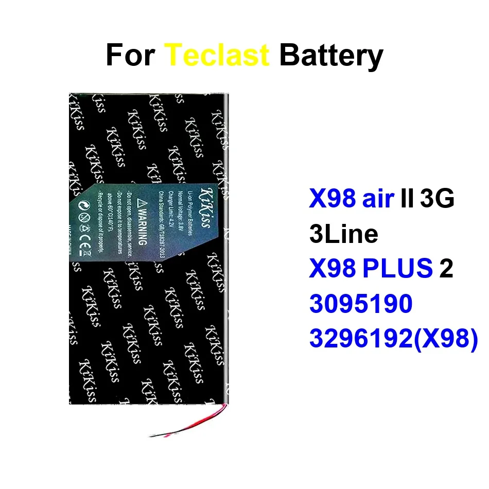 Laptop Battery Durable 3095190 3296192X98 8900-12000Mah For Teclast X98 Air 3G 3-Wire P98 Tablet Plus
Laptop Battery Durable 3095190 3296192X98 8900-12000Mah For Teclast X98 Air 3G 3-Wire P98 Tablet Plus