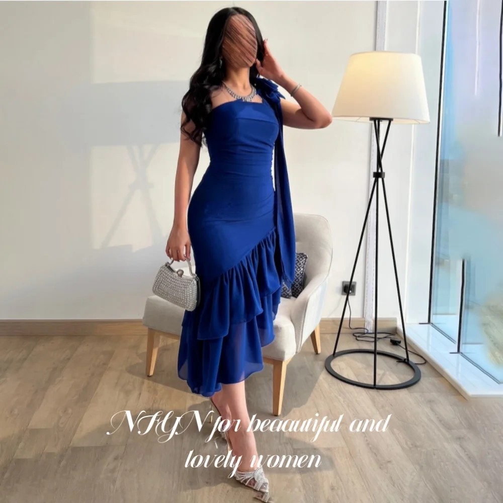 NFYN Blue Elegant Prom Dress Strapless One Shoulder Prom Gown Satin Ruffles Party Mermaid Evening Dresses for Woman Customized
NFYN Blue Elegant Prom Dress Strapless One Shoulder Prom Gown Satin Ruffles Party Mermaid Evening Dresses for Woman Customized
