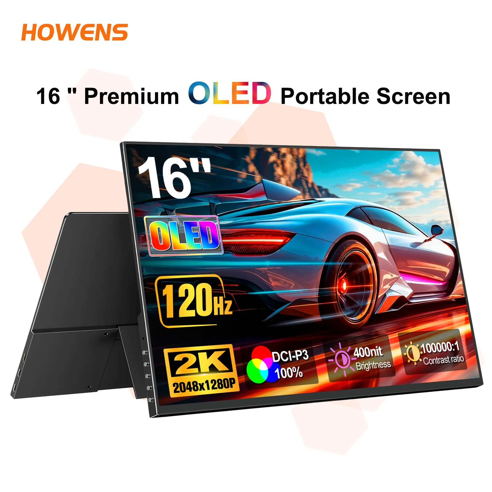 16 Inch 2K OLED Portable Monitor 120Hz 0.1ms 400Nit 100% DCI-P3 External Screen for Laptop Phone Switch PS5 Xbox Travel Gaming
16 Inch 2K OLED Portable Monitor 120Hz 0.1ms 400Nit 100% DCI-P3 External Screen for Laptop Phone Switch PS5 Xbox Travel Gaming