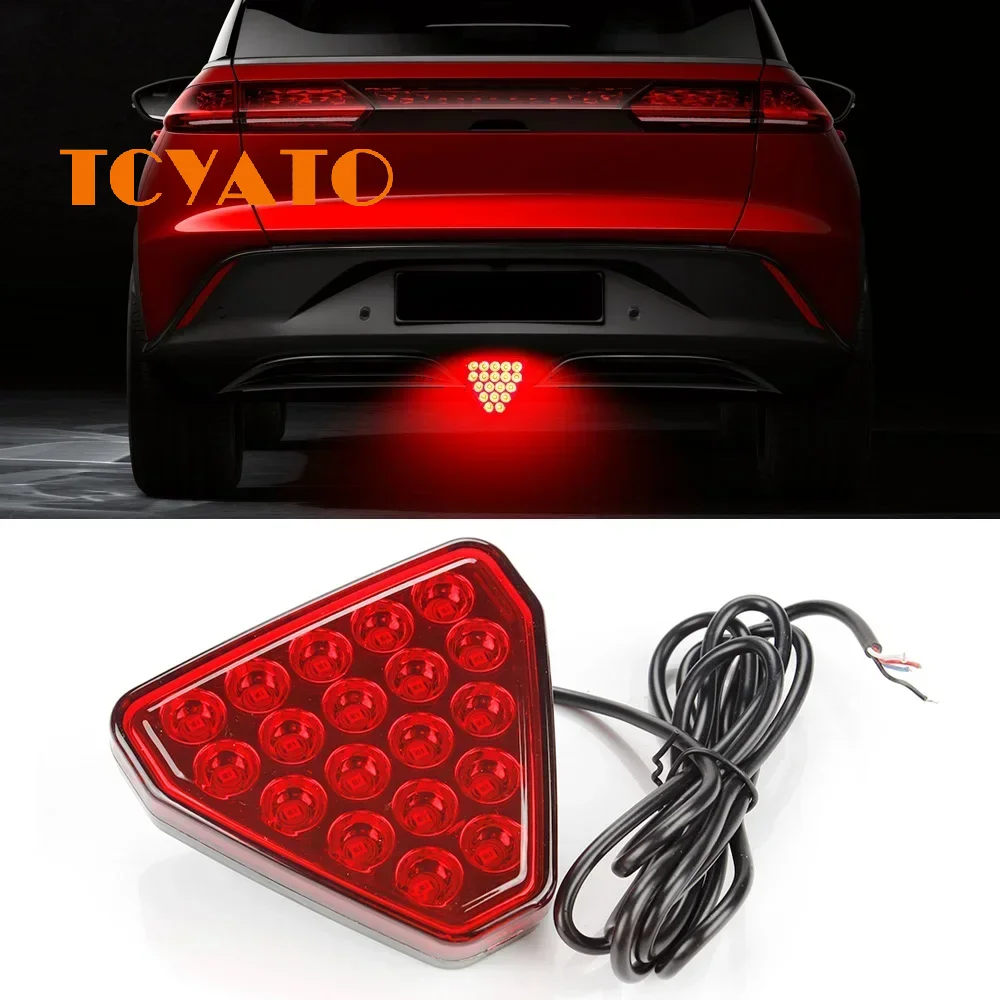 TCYATO 1pcs Car LED brake lights, anti rear end collision warning lights, fog lights, cruise lights, flashing 12V
TCYATO 1pcs Car LED brake lights, anti rear end collision warning lights, fog lights, cruise lights, flashing 12V