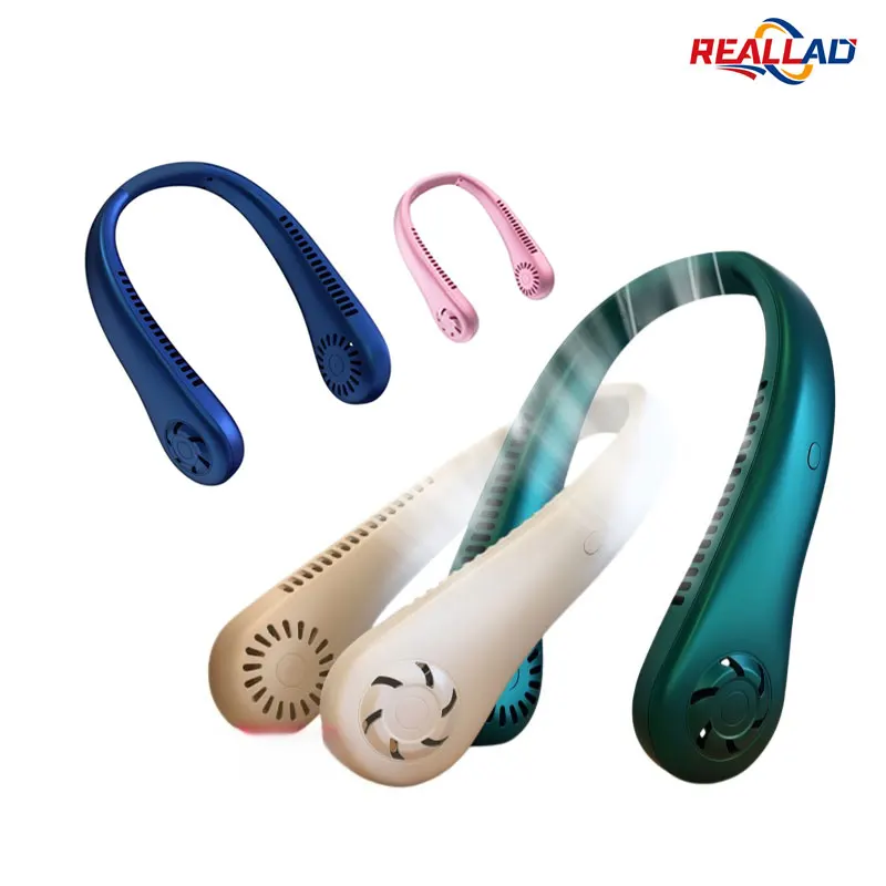 New F168 Neck Fan Portable Bladeless Hanging Neck Rechargeable 3 Speeds Gears Adjustment Outdoor Summer Wearable Hands-Free Fan
New F168 Neck Fan Portable Bladeless Hanging Neck Rechargeable 3 Speeds Gears Adjustment Outdoor Summer Wearable Hands-Free Fan