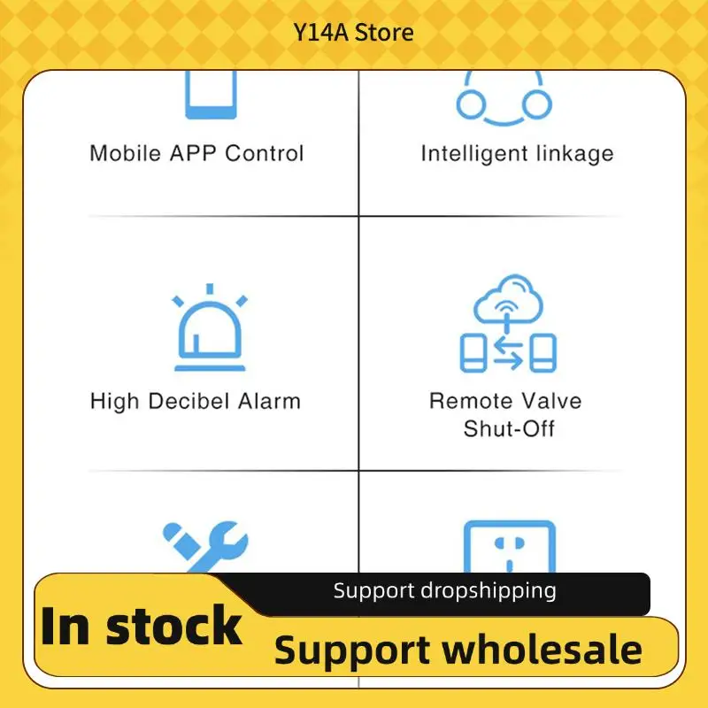 Y14A 2X Zigbee датчик природного газа горючий бытовой умный сжиженный нефтяной газ сигнализация утечки детектор пожарная безопасность защита EU-PLUG 
Y14A 2X Zigbee датчик природного газа горючий бытовой умный сжиженный нефтяной газ сигнализация утечки детектор пожарная безопасность защита EU-PLUG