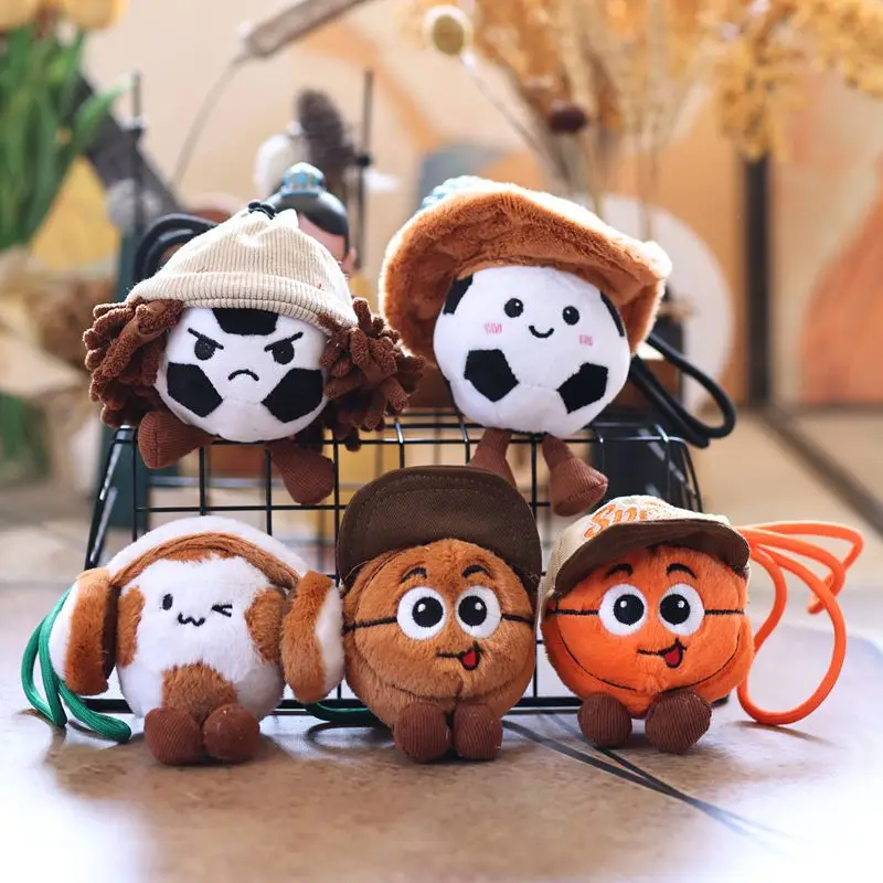 13cm New Emoticons Ball Sports Plush Doll Keychain Simulation Dreadlocks Soccer Basketball Plush Pendant Bag Charms Toy
13cm New Emoticons Ball Sports Plush Doll Keychain Simulation Dreadlocks Soccer Basketball Plush Pendant Bag Charms Toy