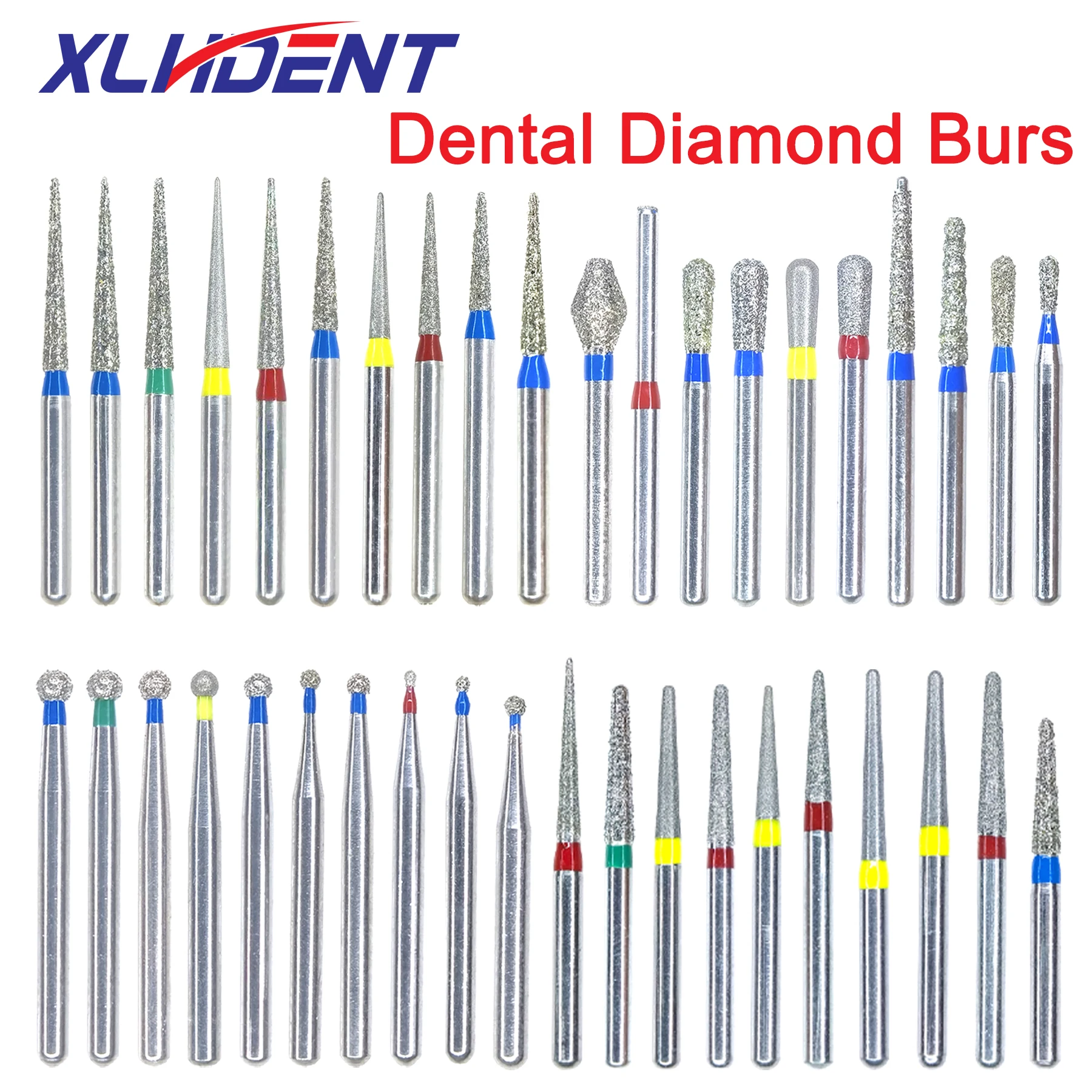 Dental Diamond Burs Drill FG 1.6mm Dental Dia-Bur for High Speed Handpiece Diamond Smoothing Polish Drills Dentistry Tools
Dental Diamond Burs Drill FG 1.6mm Dental Dia-Bur for High Speed Handpiece Diamond Smoothing Polish Drills Dentistry Tools