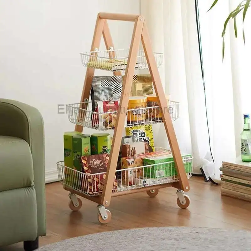 Solid Wood Household Small Cart Living Room Movable Storage And Storage Rack Multi-layer Wheels Storage Rack Salon Furniture
Solid Wood Household Small Cart Living Room Movable Storage And Storage Rack Multi-layer Wheels Storage Rack Salon Furniture