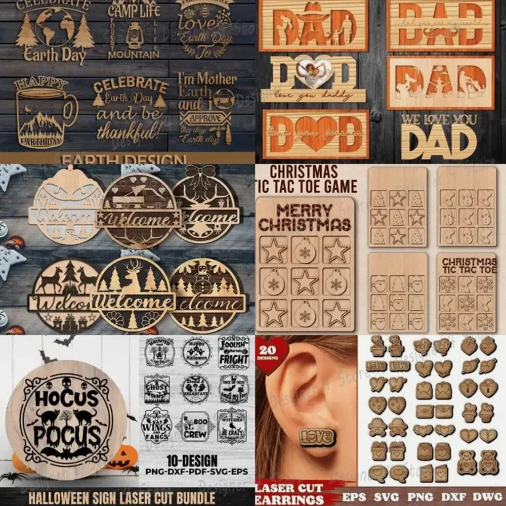 2000+pcs Engraving Laser Cut SVG DXF EPS Format Mega Bundle Decoration Art Files CNC Files Multi Layer Vector Designs
2000+pcs Engraving Laser Cut SVG DXF EPS Format Mega Bundle Decoration Art Files CNC Files Multi Layer Vector Designs