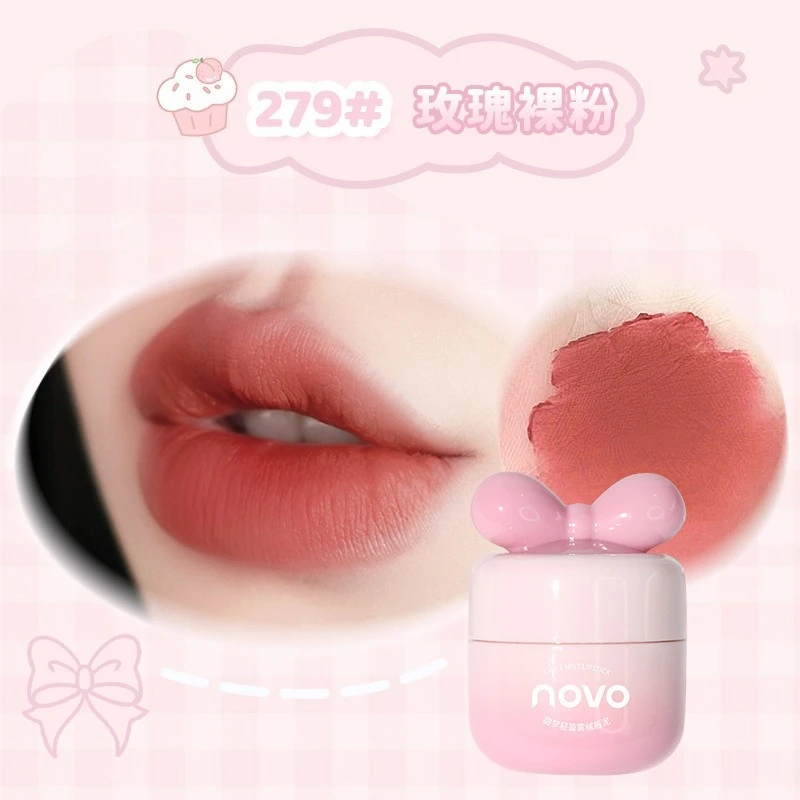 Fog velvet lip mud matte surface long-lasting waterproof non-stick cup student lipstick improves complexion and fades lip lines
Fog velvet lip mud matte surface long-lasting waterproof non-stick cup student lipstick improves complexion and fades lip lines