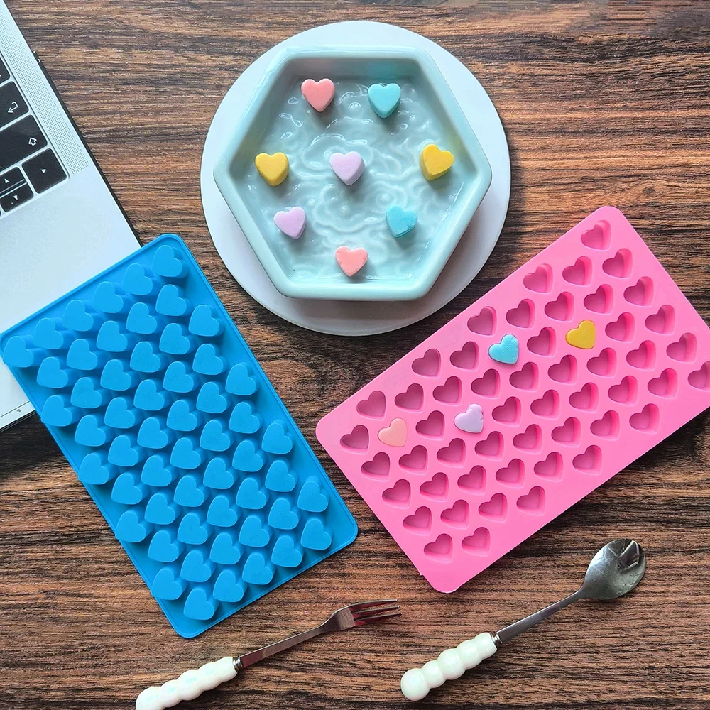 1pc 55 Holes 3D Ice Cube Tray Mini Heart Silicone Mold Chocolate Fondant Mould Pastry Jelly Biscuit Baking Cake Decoration Tools
1pc 55 Holes 3D Ice Cube Tray Mini Heart Silicone Mold Chocolate Fondant Mould Pastry Jelly Biscuit Baking Cake Decoration Tools