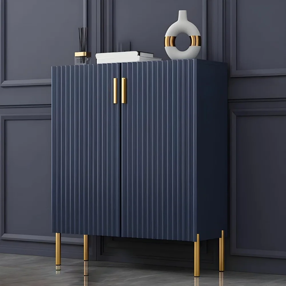 Shoe Storage Cabinet Manufactured Wood Shoe Rack with Doors Adjustable Shelves- 39.4" L x 14.6" W x 37.4" H Blue
Shoe Storage Cabinet Manufactured Wood Shoe Rack with Doors Adjustable Shelves- 39.4" L x 14.6" W x 37.4" H Blue