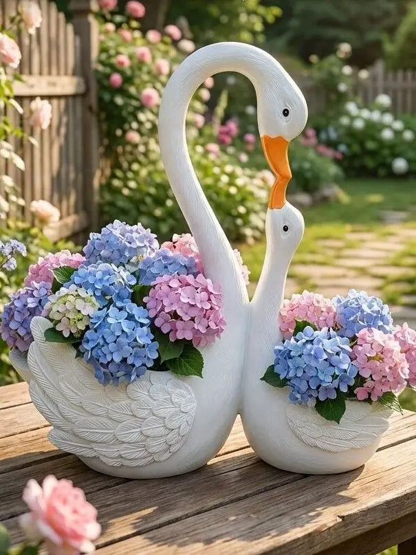 Swan Creative Outdoor Courtyard Flower Pots Home Garden Rural Decoration Balcony Ornaments Courtyard Flower Pots
Swan Creative Outdoor Courtyard Flower Pots Home Garden Rural Decoration Balcony Ornaments Courtyard Flower Pots
