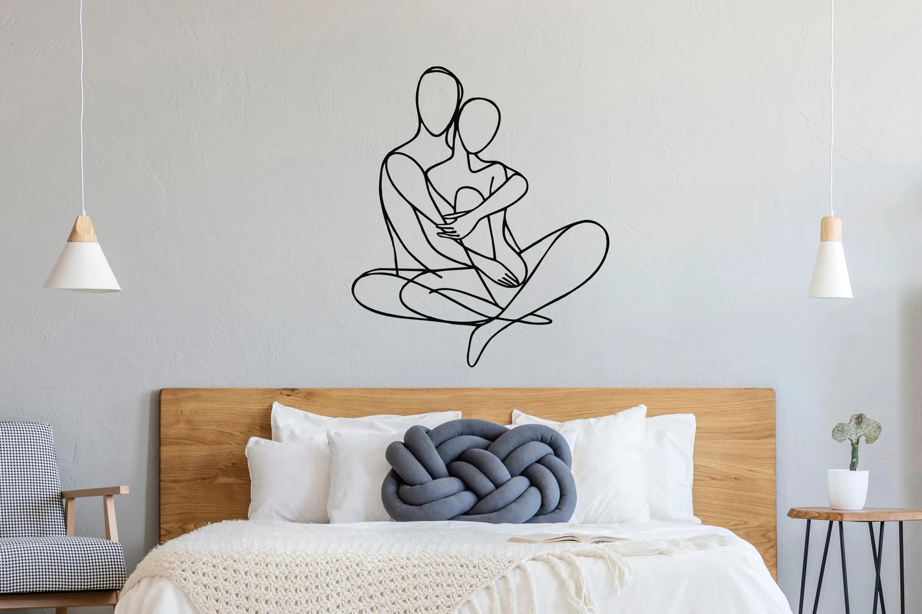 Modern Bedroom Wall Decor, Abstract Metal Line Art, Anniversary Gift for Couple, Boho Home Decor, Metal Line Art Wall Decor
Modern Bedroom Wall Decor, Abstract Metal Line Art, Anniversary Gift for Couple, Boho Home Decor, Metal Line Art Wall Decor