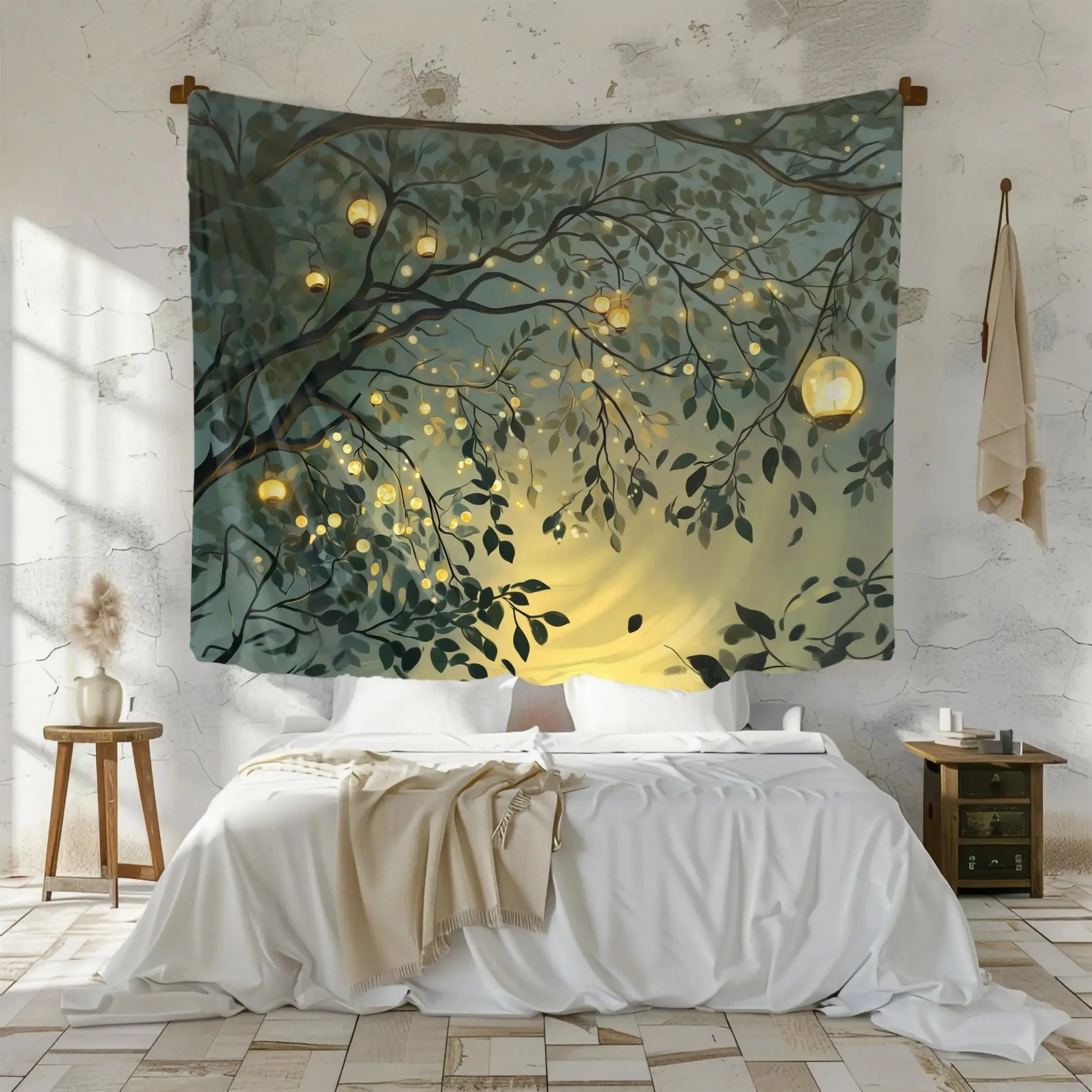 Magical Forest Lantern Tapestry Peach Skin Enchanted Tree Wall Hanging Aesthetic Nature Room Decor for Bedroom Living Room
Magical Forest Lantern Tapestry Peach Skin Enchanted Tree Wall Hanging Aesthetic Nature Room Decor for Bedroom Living Room