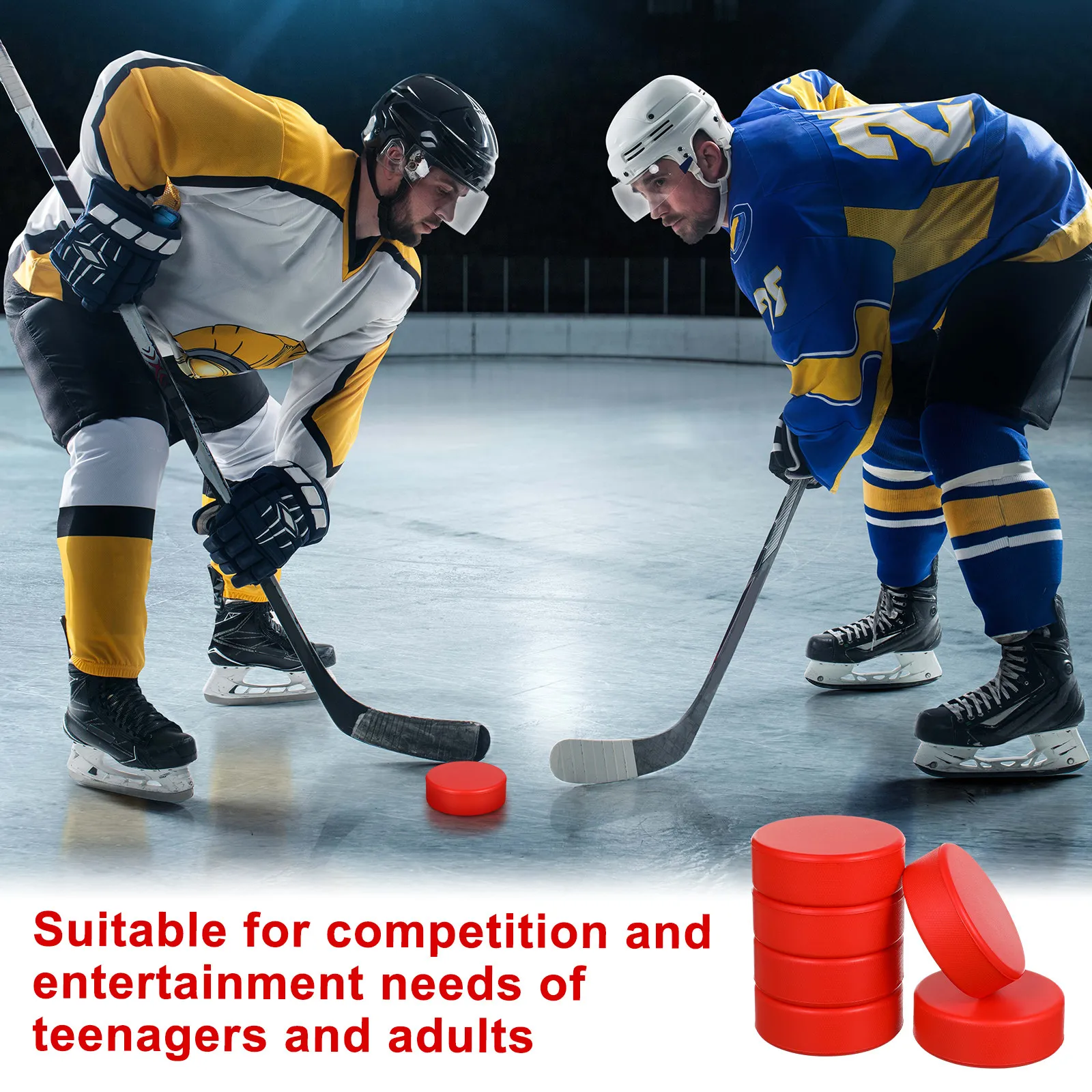 6pcs Foam Hockey Pucks Toy Pucks Practicing Hockey Balls Lightweight Ice Hockey Training Pucks Indoor Pucks Hockey Accessories
6pcs Foam Hockey Pucks Toy Pucks Practicing Hockey Balls Lightweight Ice Hockey Training Pucks Indoor Pucks Hockey Accessories