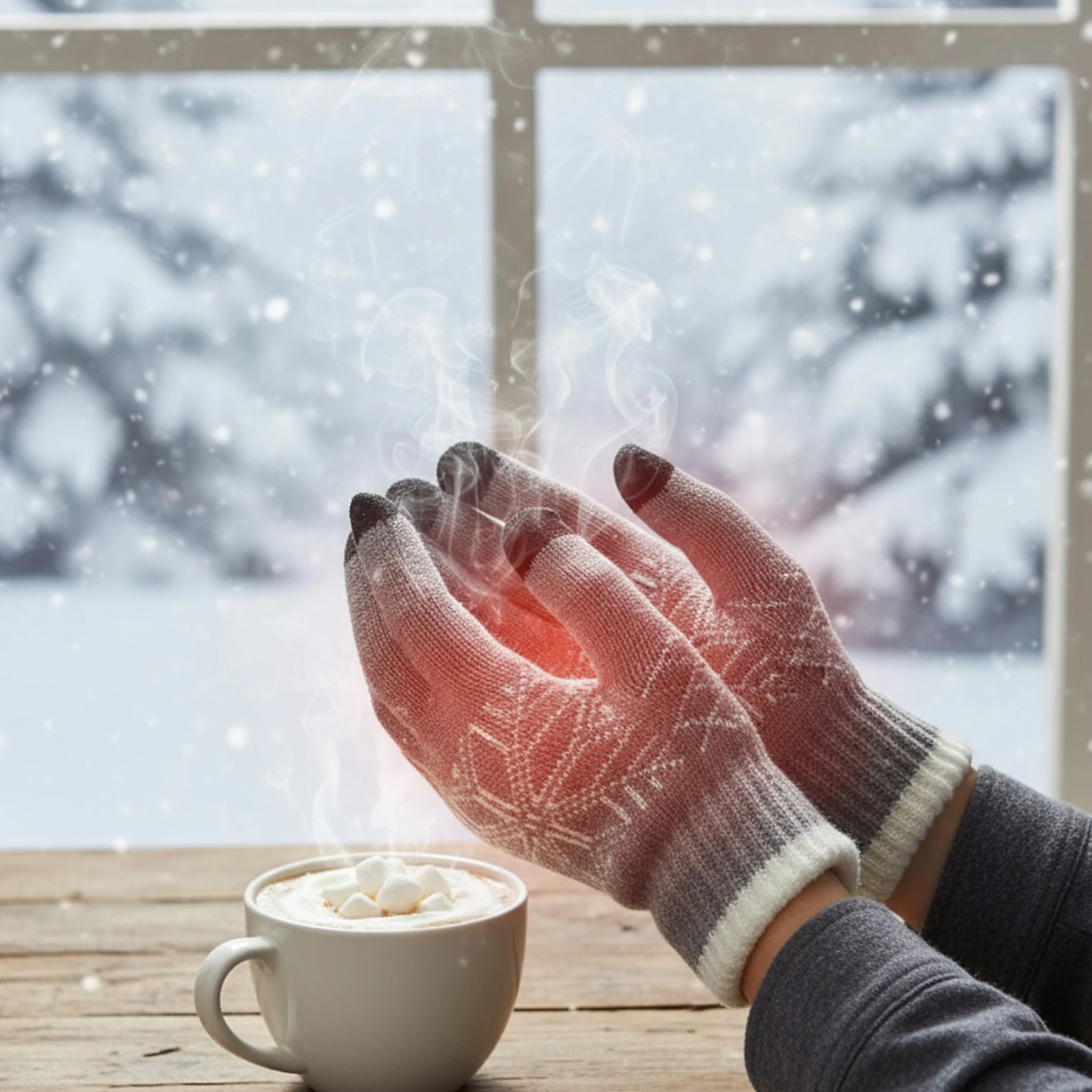 USB Electric Heated Gloves Touchscreen Hand Warmer Thick Cycling Glove (Grey)
USB Electric Heated Gloves Touchscreen Hand Warmer Thick Cycling Glove (Grey)