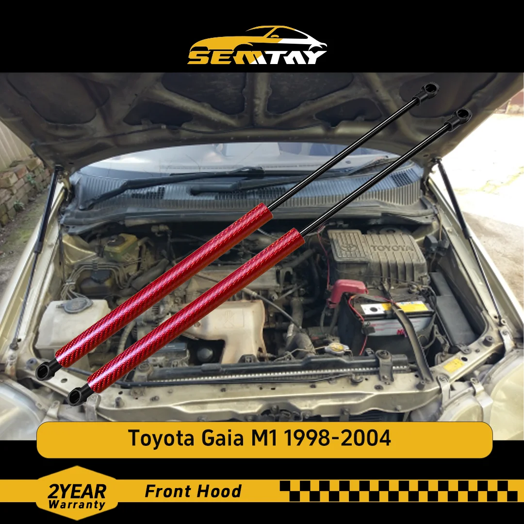 Стойки капота SEMTAY для Toyota Gaia M1 1998-2004, опорная пружина подъема капота, совместимая с демпфером капота, автозапчасти
Стойки капота SEMTAY для Toyota Gaia M1 1998-2004, опорная пружина подъема капота, совместимая с демпфером капота, автозапчасти
