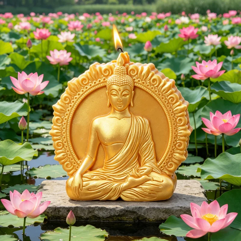 Buddha Sculpture Silicone Candle Mold Exquisite Buddha Statue Embossed Design For Resin Wax Plaster Zen Meditation Room Decor
Buddha Sculpture Silicone Candle Mold Exquisite Buddha Statue Embossed Design For Resin Wax Plaster Zen Meditation Room Decor