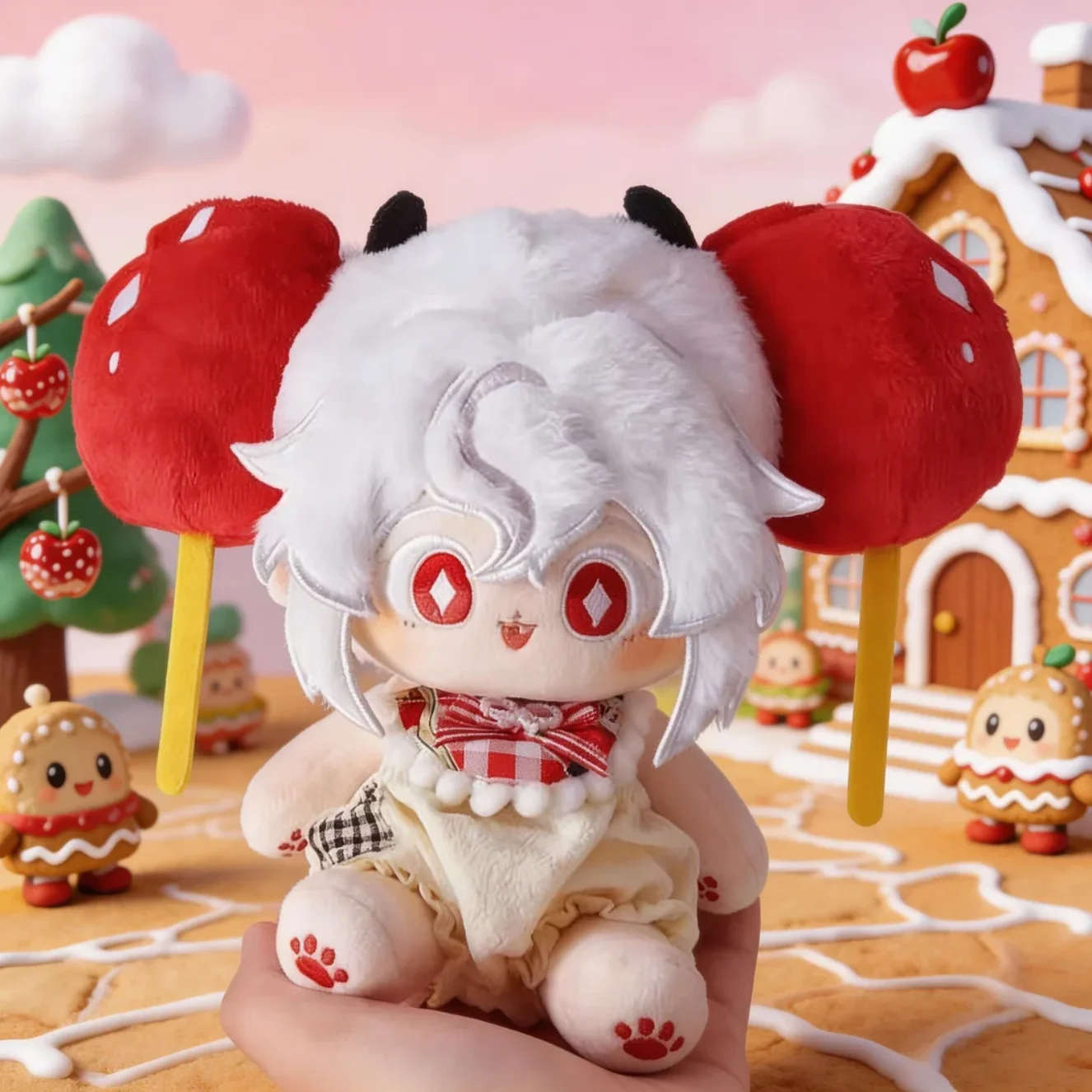 Плюшевая кукла-фигурка Apple Jelly Cookie Gage из Cookie Run Kingdom, 20 см, для переодевания, мягкая игрушка, подарок для взрослых и детей
Плюшевая кукла-фигурка Apple Jelly Cookie Gage из Cookie Run Kingdom, 20 см, для переодевания, мягкая игрушка, подарок для взрослых и детей