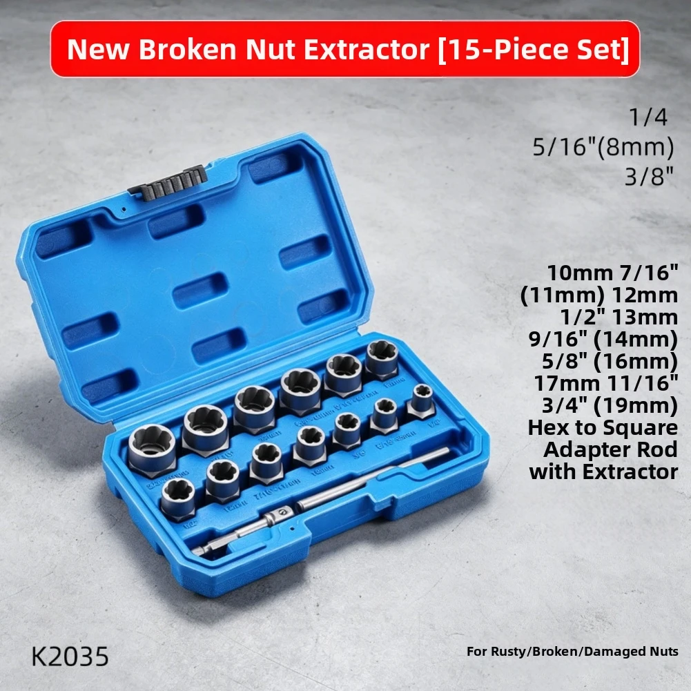 Broken Bolt Nut Extractor Kit 15 28 40 Pieces Set For Home Repair Rusted Stripped Screws Removal Kit For Car And Home Repairs
Broken Bolt Nut Extractor Kit 15 28 40 Pieces Set For Home Repair Rusted Stripped Screws Removal Kit For Car And Home Repairs