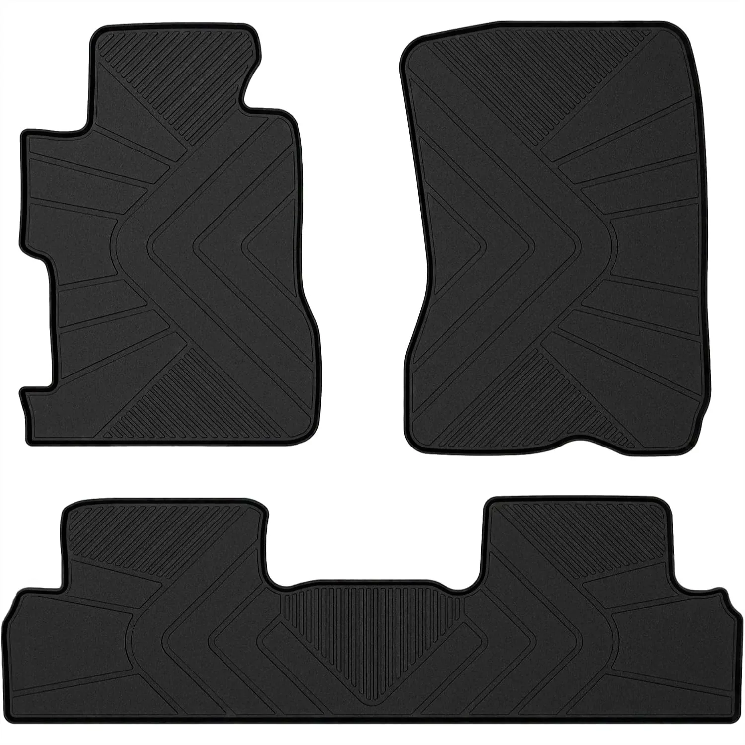 Custom Fit Floor Mats for 2006-2011 Honda Civic Coupe & Sedan, All Weather Heavy Duty Latex Car Mats Black 3pc Set
Custom Fit Floor Mats for 2006-2011 Honda Civic Coupe & Sedan, All Weather Heavy Duty Latex Car Mats Black 3pc Set