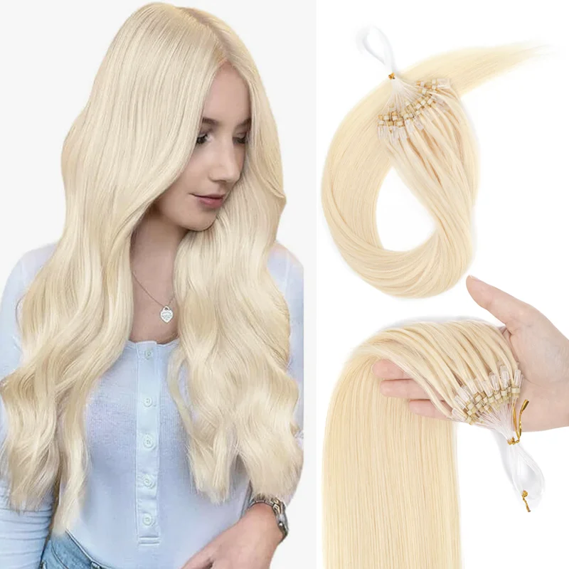 30G Micro Loop Hair Extensions Human Hair 12-22inch Soft With Micro Loop Line Straight Natural Micro Link HairPieces
30G Micro Loop Hair Extensions Human Hair 12-22inch Soft With Micro Loop Line Straight Natural Micro Link HairPieces