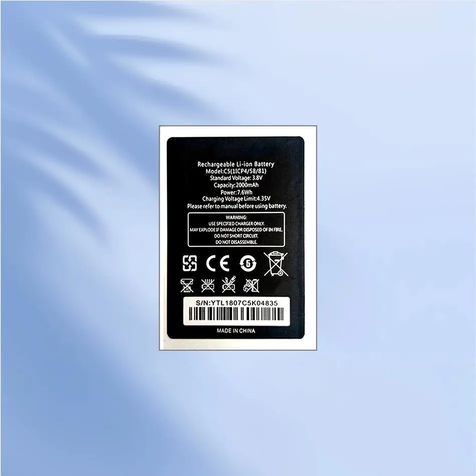 C5 Replacement Battery For Oukitel PRO Mobile Phone 
C5 Replacement Battery For Oukitel PRO Mobile Phone