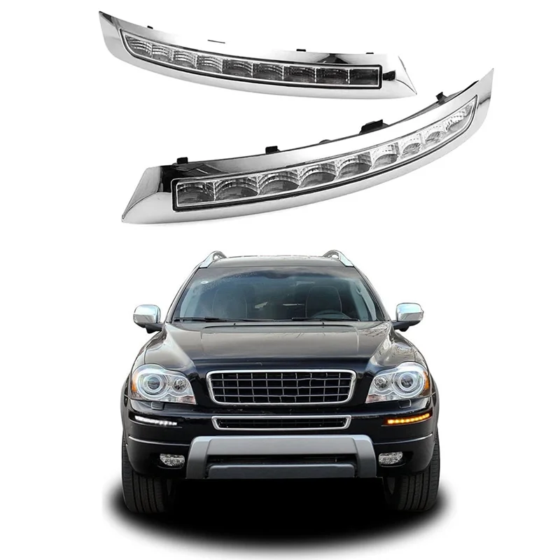 P-Premium-1 пара для Volvo XC90 2007-2013 светодиодный DRL указатель поворота дневные ходовые огни дневного света противотуманные фары
P-Premium-1 пара для Volvo XC90 2007-2013 светодиодный DRL указатель поворота дневные ходовые огни дневного света противотуманные фары
