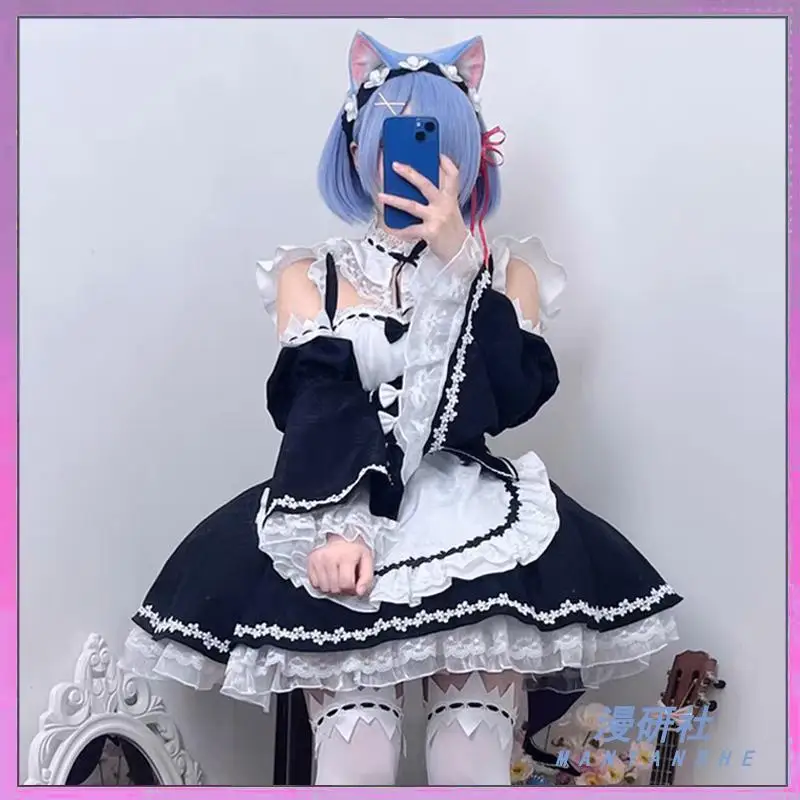 Rem Cosplay Costume Re:Life in A Different World From Zero Uniform Outfits Full Set for Girls Halloween Carnival Fancy Suits
Rem Cosplay Costume Re:Life in A Different World From Zero Uniform Outfits Full Set for Girls Halloween Carnival Fancy Suits