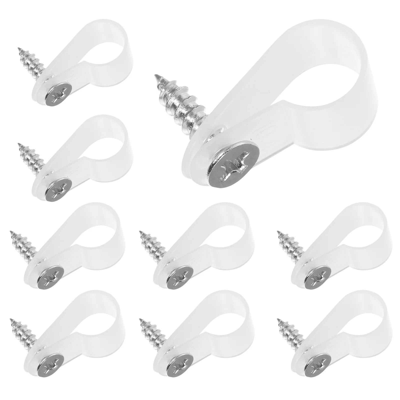 BUTIFULSIC 200 Pcs White Plastic Cable Clips for Wall Cord Management with Screws Electrical Wire Organizer
BUTIFULSIC 200 Pcs White Plastic Cable Clips for Wall Cord Management with Screws Electrical Wire Organizer
