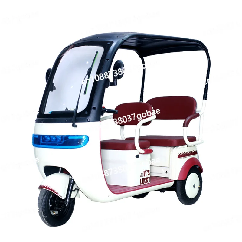 Leisure electric tricycle with shed passenger and cargo dual-purpose adult household transportation battery car
Leisure electric tricycle with shed passenger and cargo dual-purpose adult household transportation battery car