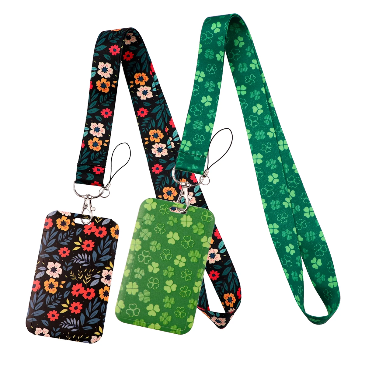 Vintage Foral Print Clover Lanyard Neck Strap Keychain IDCard Cover Badge Holder Mobile Phone Hang Rope Keyring Accessories Gift
Vintage Foral Print Clover Lanyard Neck Strap Keychain IDCard Cover Badge Holder Mobile Phone Hang Rope Keyring Accessories Gift