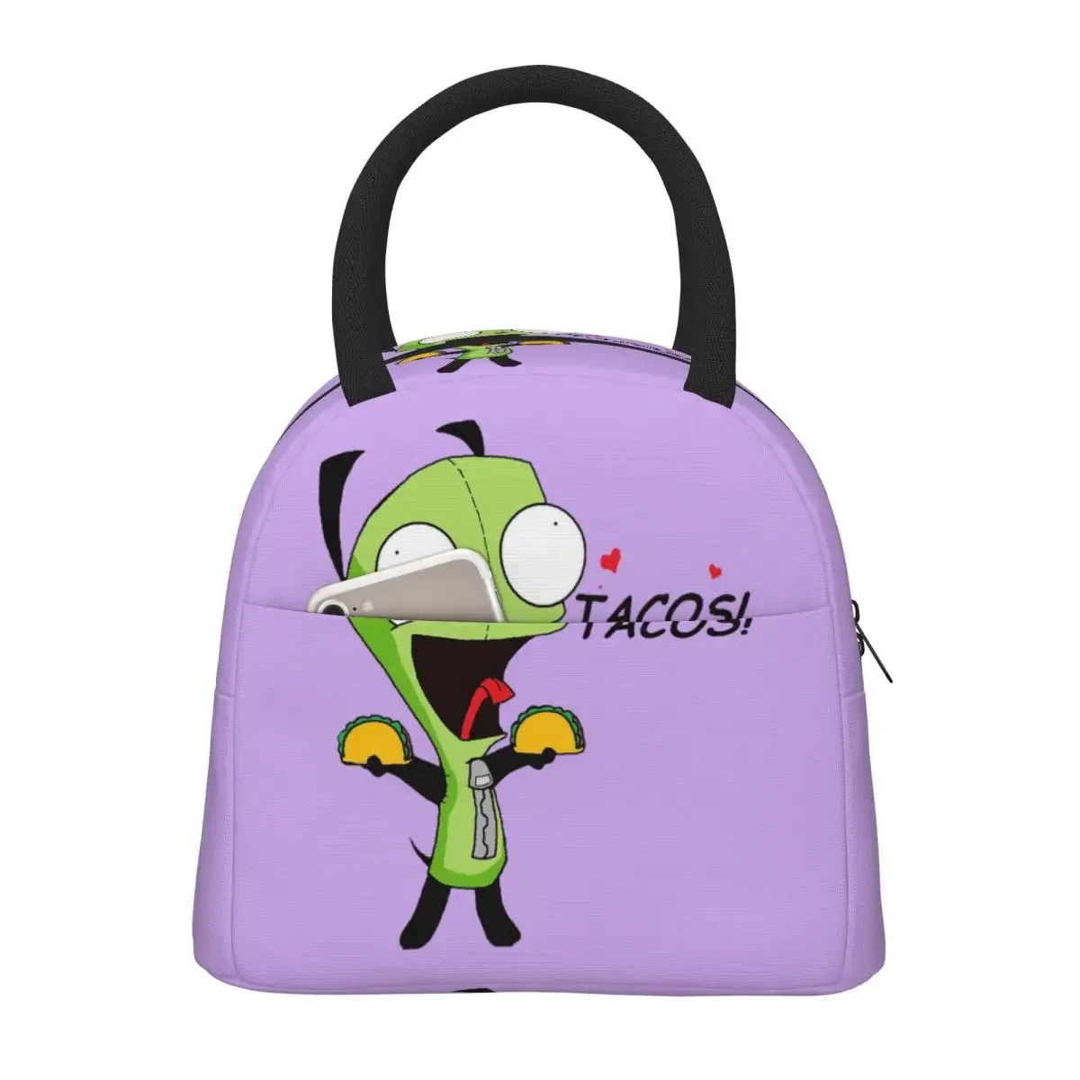 Gir Loves Tacos Invader Zim Сумки для обеда Изолированная коробка для бенто Сумка для обеда Многоразовые сумки для пикника Сумка-холодильник для женщин Детей Школа
Gir Loves Tacos Invader Zim Сумки для обеда Изолированная коробка для бенто Сумка для обеда Многоразовые сумки для пикника Сумка-холодильник для женщин Детей Школа