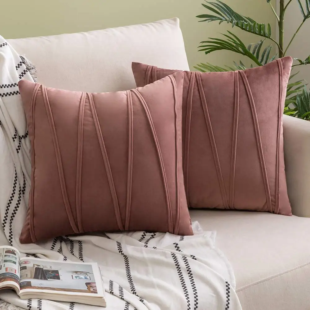 Pa Of 2 Striped Velvet Throw Pillow Covers Modern Decorative Square Soft Cozy Pillowcases For Spring Valentine'S Day Winter Bed
Pa Of 2 Striped Velvet Throw Pillow Covers Modern Decorative Square Soft Cozy Pillowcases For Spring Valentine'S Day Winter Bed
