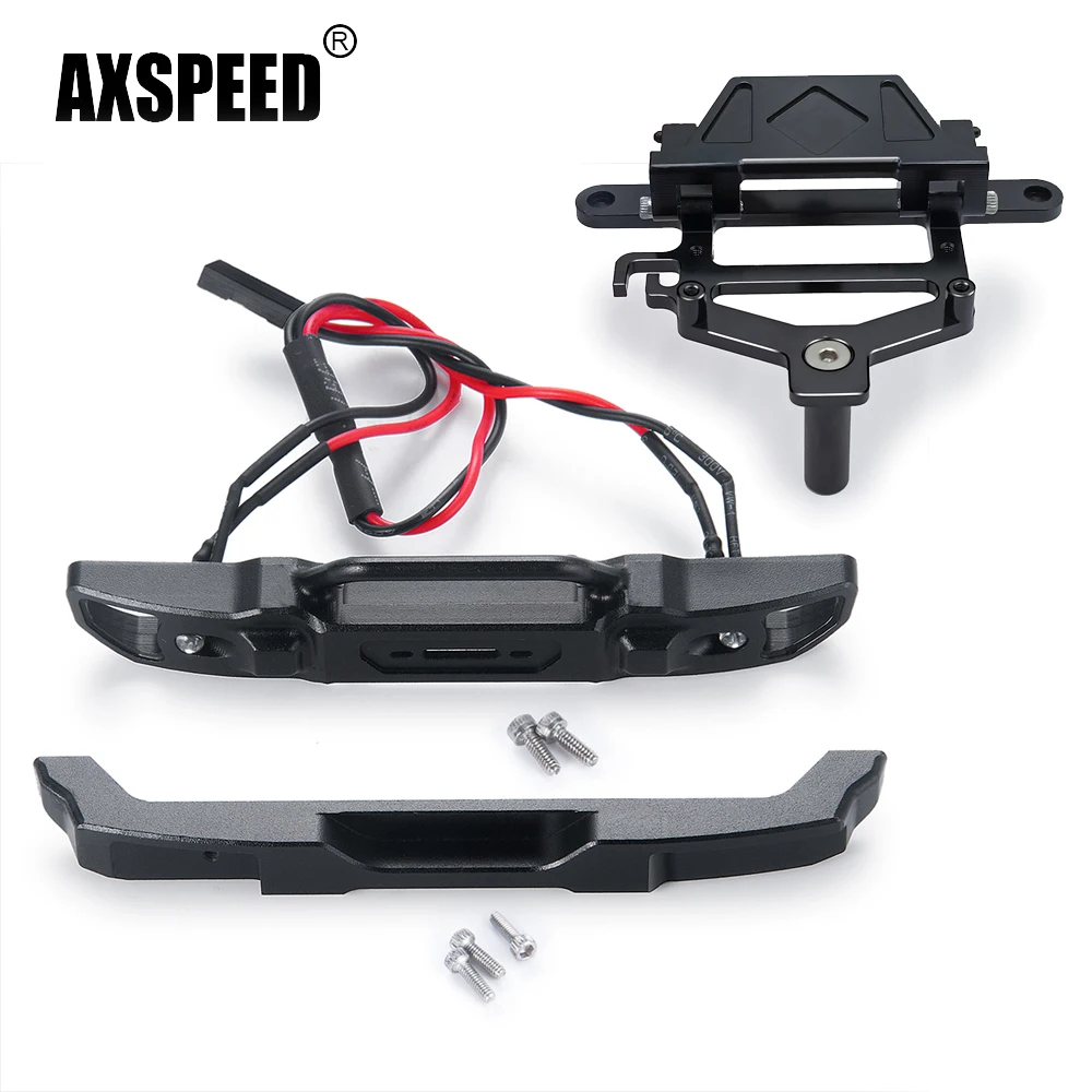 AXSPEED Alu Anti-collision Front / Rear Bumper /Spare Tire Rack for Axial SCX24 AXI00006 Bronco 1/24 RC Crawler Car Upgrade Part
AXSPEED Alu Anti-collision Front / Rear Bumper /Spare Tire Rack for Axial SCX24 AXI00006 Bronco 1/24 RC Crawler Car Upgrade Part