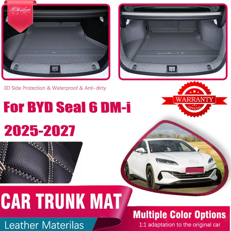 Leather Car Rear Trunk Mats For BYD Seal 6 DM-i 2025-2027 Sedan/Touring Anti-dusty Pad Storage Back Cargo Cover Auto Accessories
Leather Car Rear Trunk Mats For BYD Seal 6 DM-i 2025-2027 Sedan/Touring Anti-dusty Pad Storage Back Cargo Cover Auto Accessories