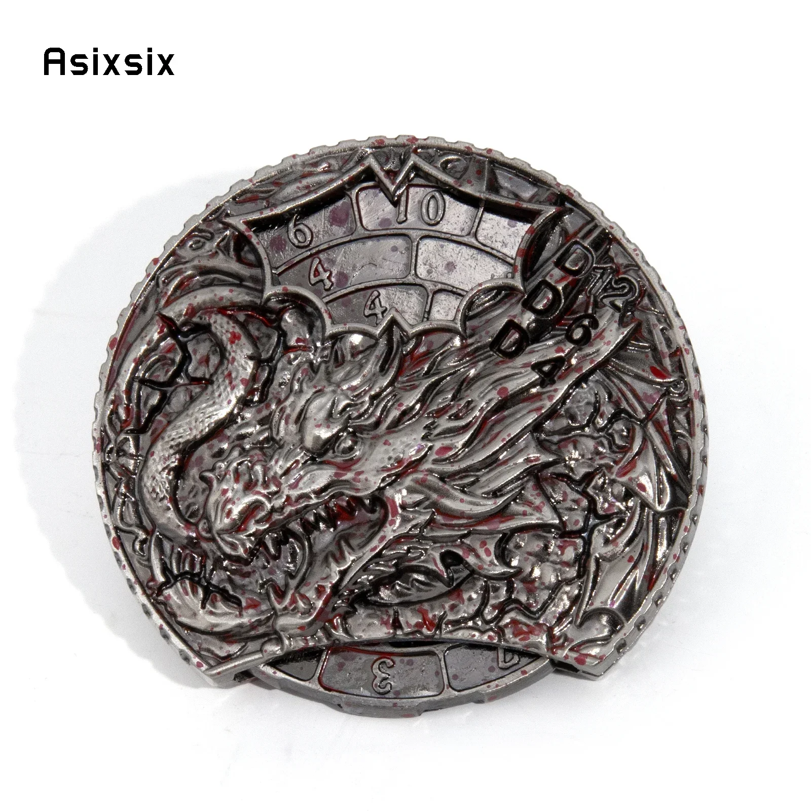 Silver Red Dragon A Spinning Wheel Toy with Dice for A Multiplayer Rotation Game, Featuring A Dice Scoring System
Silver Red Dragon A Spinning Wheel Toy with Dice for A Multiplayer Rotation Game, Featuring A Dice Scoring System
