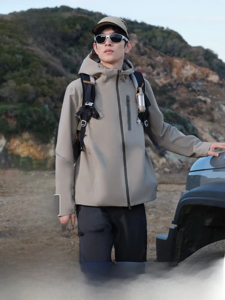 Bosideng Men's Short Hooded Jacket Outdoor Hiking Windproof Water-resistant Breathable Modern Style Standard Fit Spring Autumn
Bosideng Men's Short Hooded Jacket Outdoor Hiking Windproof Water-resistant Breathable Modern Style Standard Fit Spring Autumn