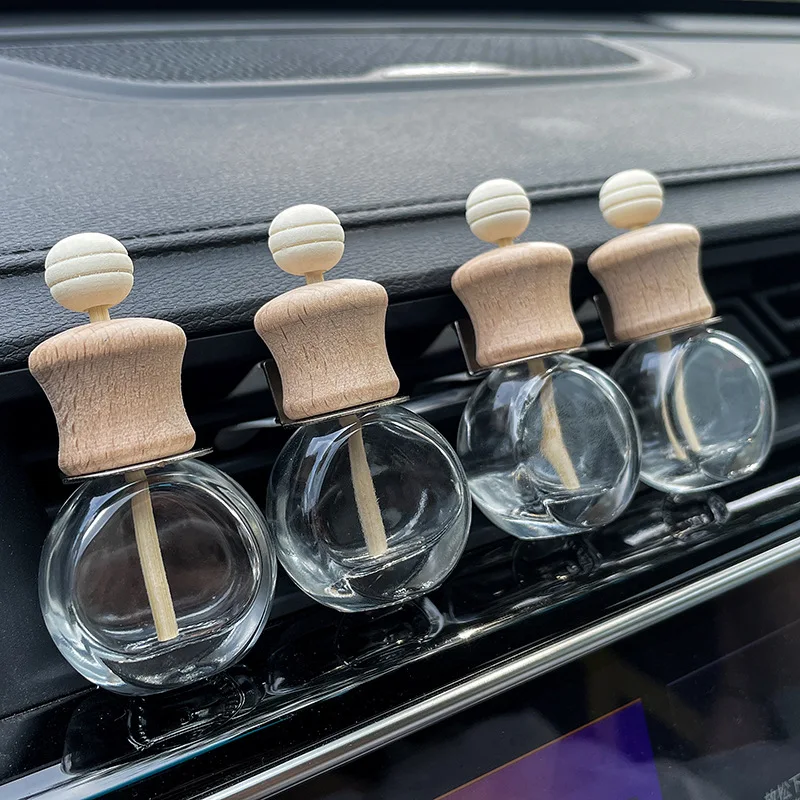 Air Freshener Car Perfume Essential Oil Diffuser Empty Glass Bottle With Car Vent Clip
Air Freshener Car Perfume Essential Oil Diffuser Empty Glass Bottle With Car Vent Clip