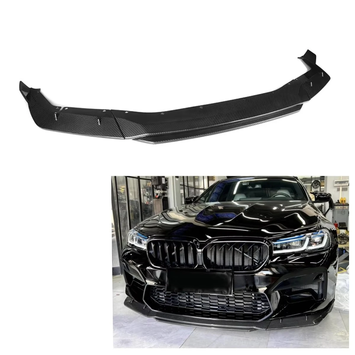 Dry Carbon Fiber F90 LCI MT Style Front Bumper Lip Splitter 4PCS for F90 M5 LCI 2020+ Body Kit Front Lip Splitter
Dry Carbon Fiber F90 LCI MT Style Front Bumper Lip Splitter 4PCS for F90 M5 LCI 2020+ Body Kit Front Lip Splitter