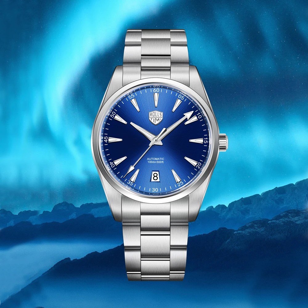 Новинка 2023 года, мужские часы RollsTimi, NH35, автоматические часы для мужчин, механические наручные часы AR, сапфировое зеркало, светящиеся водонепроницаемые часы
Новинка 2023 года, мужские часы RollsTimi, NH35, автоматические часы для мужчин, механические наручные часы AR, сапфировое зеркало, светящиеся водонепроницаемые часы