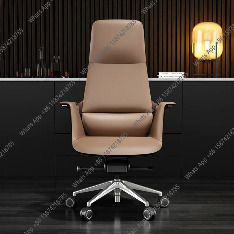 Italian light luxury leather boss senior office computer chair home study chair waist ergonomic chair
Italian light luxury leather boss senior office computer chair home study chair waist ergonomic chair