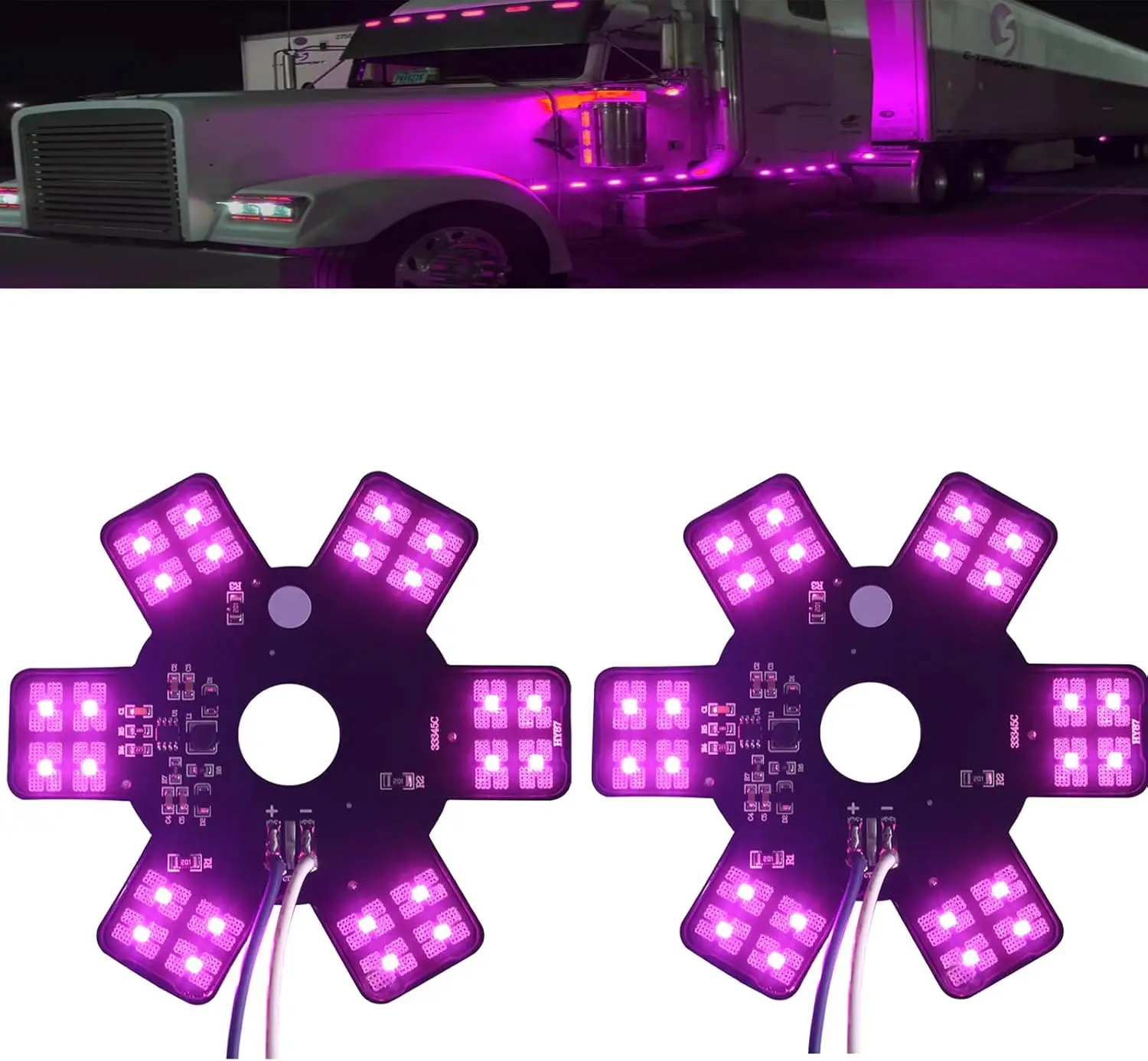 2PCS Air Cleaner LED Light 5" Hex Style Filter Lamp for Trucks, Trailers, RVs, Campers IP67 12-24V
2PCS Air Cleaner LED Light 5" Hex Style Filter Lamp for Trucks, Trailers, RVs, Campers IP67 12-24V