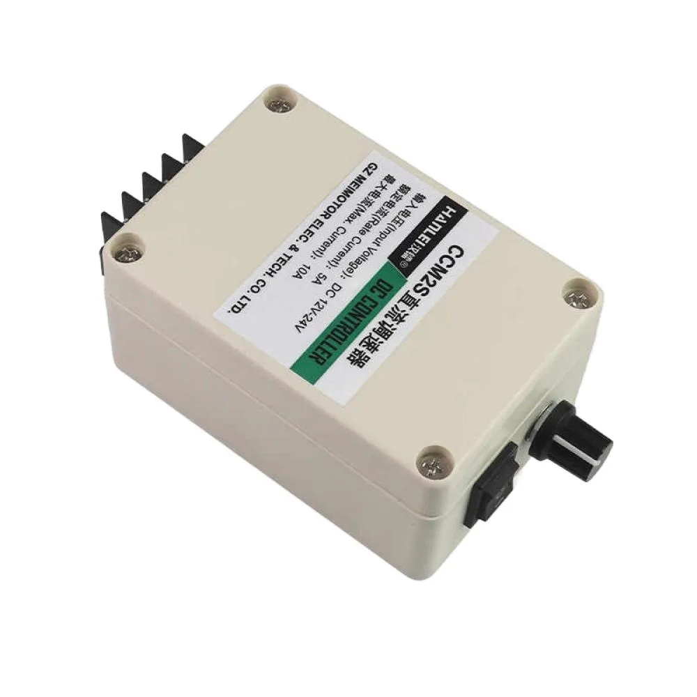 CCM2S DC Motor Governor 12V-24V Motor Speed Controller Control 10A Max Forward and Reverse Motor Regulator 0-100%Stepless Speed
CCM2S DC Motor Governor 12V-24V Motor Speed Controller Control 10A Max Forward and Reverse Motor Regulator 0-100%Stepless Speed