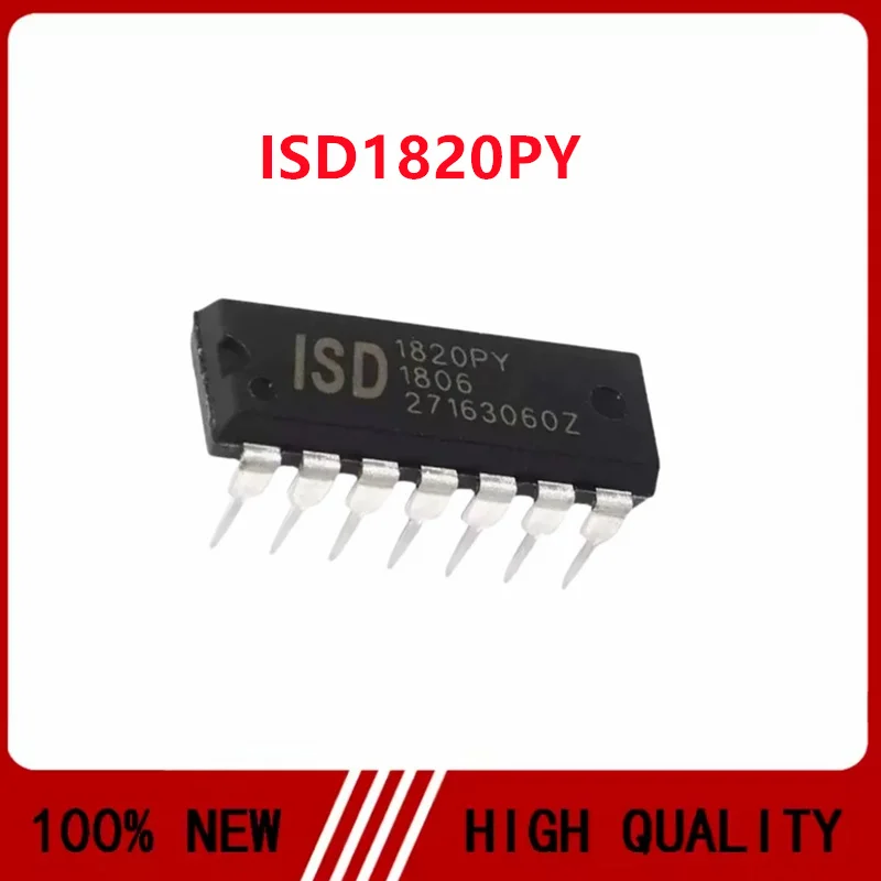 2PCS/LOT ISD1820PY 1820PY ISD1820 DIP-14 Integrated circuit IC chip
2PCS/LOT ISD1820PY 1820PY ISD1820 DIP-14 Integrated circuit IC chip