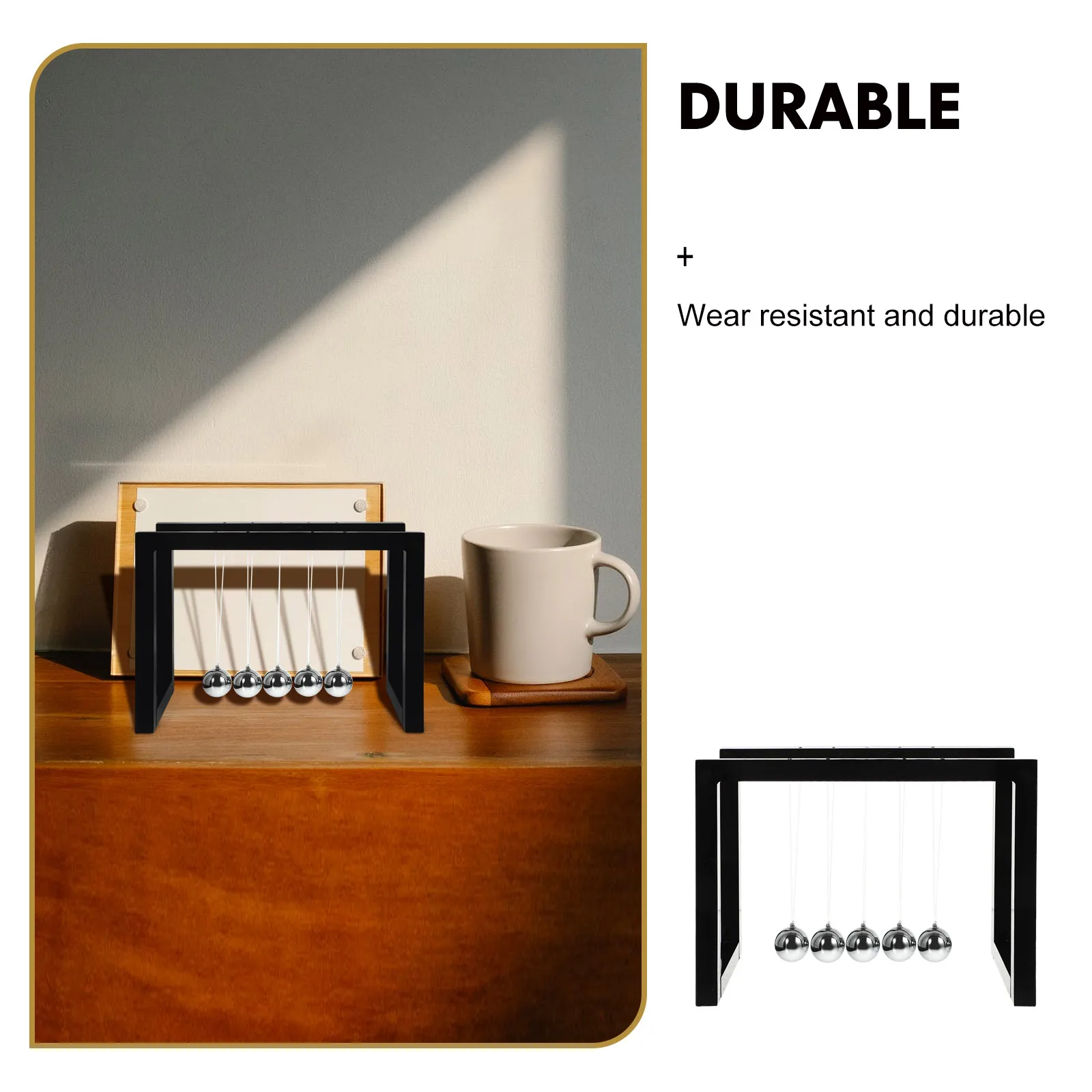 Energy Conservation Ornament Balance Ball Desk Decoration Physics Desktop Newton Pendulum Cradle Adorn Mini Tabletop
Energy Conservation Ornament Balance Ball Desk Decoration Physics Desktop Newton Pendulum Cradle Adorn Mini Tabletop