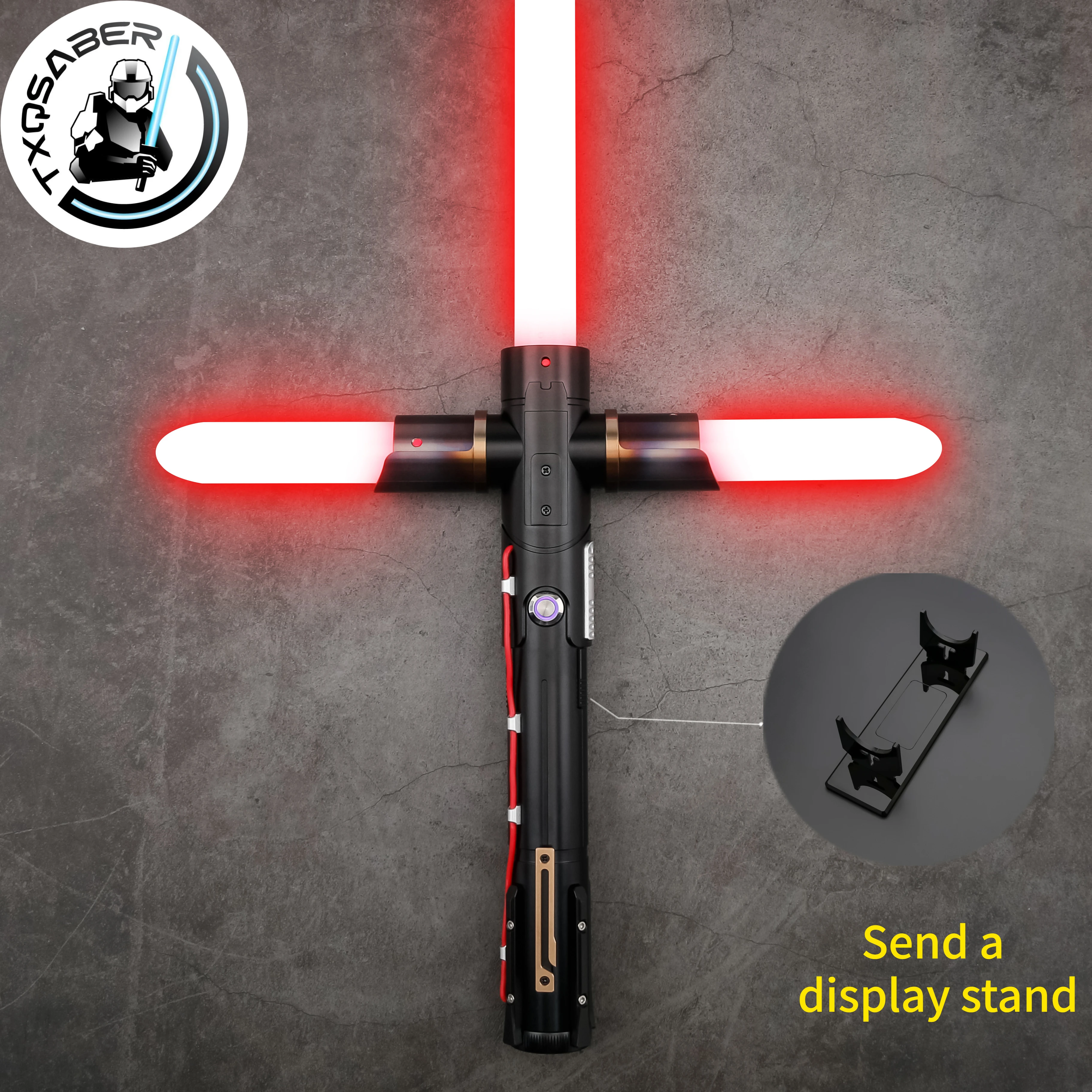 TXQSABER Lightsaber Kylo Ren SE Smooth Swing Blaster FOC Laser Sword Jedi Metal Handle Design Lightsaber for Adult Cosplay Toys
TXQSABER Lightsaber Kylo Ren SE Smooth Swing Blaster FOC Laser Sword Jedi Metal Handle Design Lightsaber for Adult Cosplay Toys