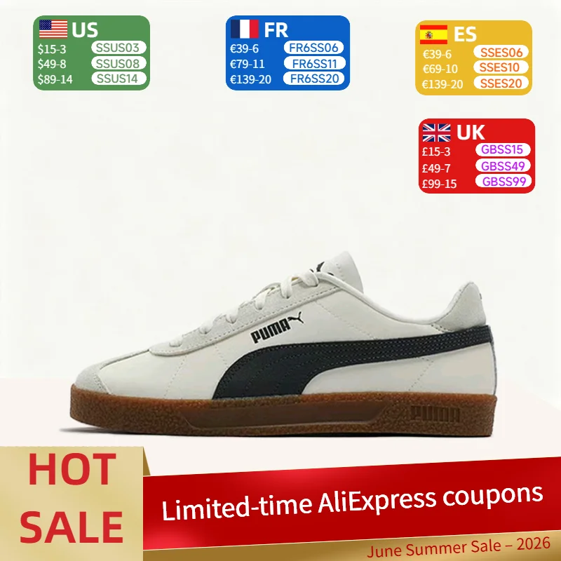 Puma Club NL T: Simple, Comfortable, Durable, and Lightweight Low-Top Casual Sneakers (Unisex) in Beige-Gray 401515-04
Puma Club NL T: Simple, Comfortable, Durable, and Lightweight Low-Top Casual Sneakers (Unisex) in Beige-Gray 401515-04