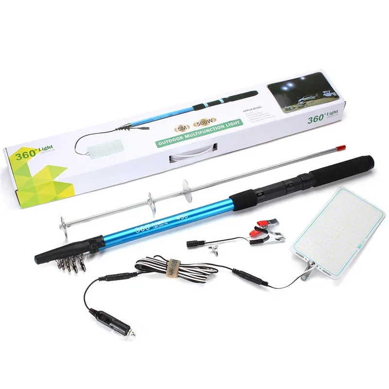 DC 12V 500W Adjustable 5M LED Telescopic Fishing Rod Fishing Lamp Car Camping Light Outdoor Lantern Street Light Road Trip Lamp
DC 12V 500W Adjustable 5M LED Telescopic Fishing Rod Fishing Lamp Car Camping Light Outdoor Lantern Street Light Road Trip Lamp