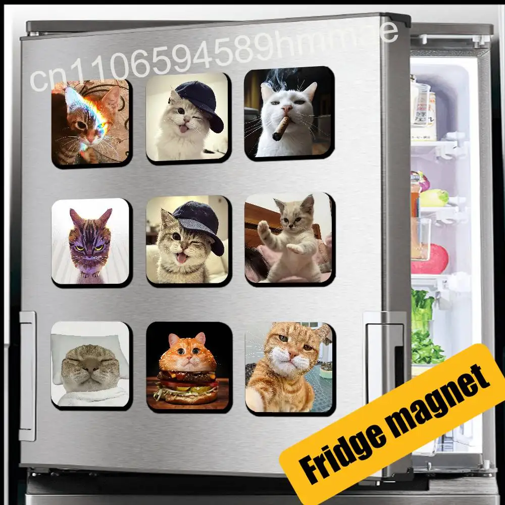 For Funny Cute Cat Meme Fridge Freezer Refrigerator Magnets Kitchen Metal Cabinet Magnetic Card Case
For Funny Cute Cat Meme Fridge Freezer Refrigerator Magnets Kitchen Metal Cabinet Magnetic Card Case