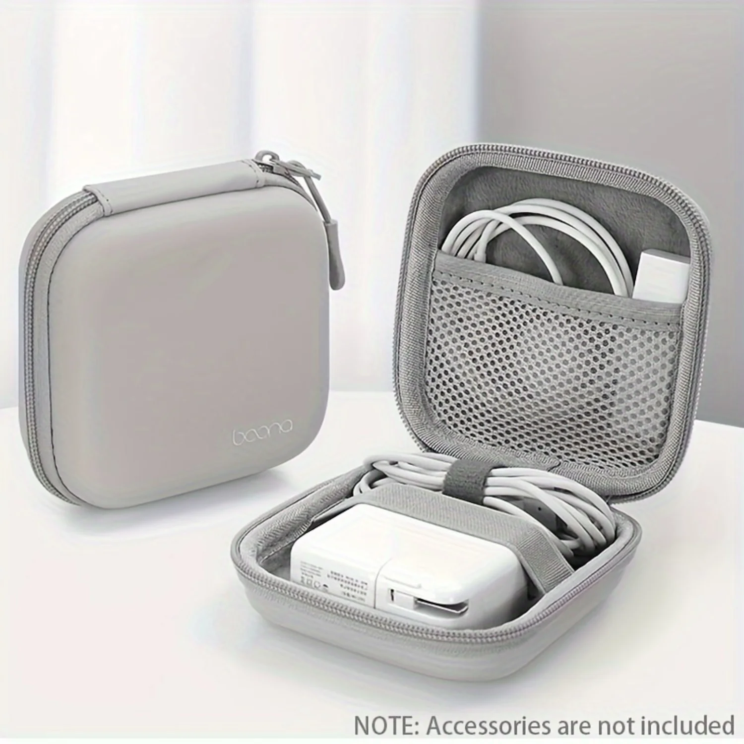 PU Leather Surface Charger Bag Portable Multi-functional Notebook Protective Cover, Waterproof Hard Power Data Cable
PU Leather Surface Charger Bag Portable Multi-functional Notebook Protective Cover, Waterproof Hard Power Data Cable